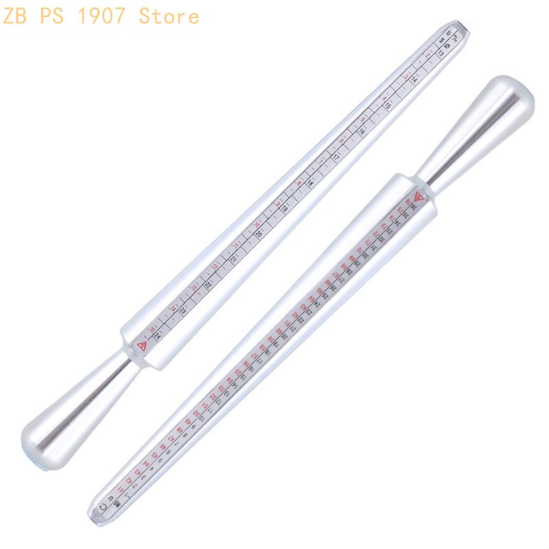 Ring Sizer Measuring Tool Mandrel Set - Parmak Ölçer Mandrelli Halka Ölçme Ölçme