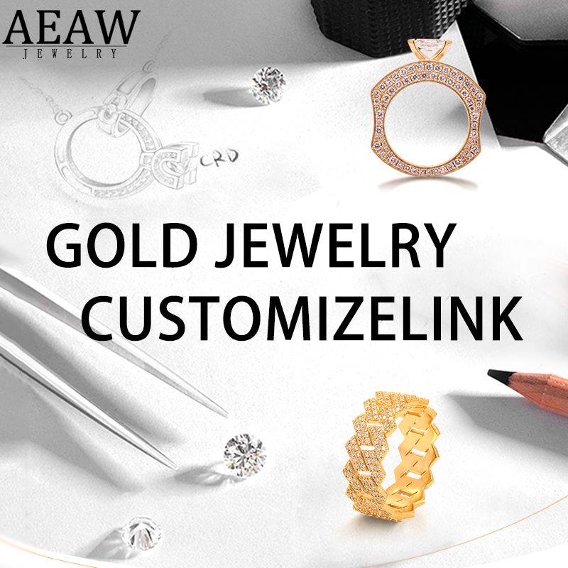 Lab Grown Diamond Ring 14K Gold - AEAW Özel Takı CVD HPHT Beyaz