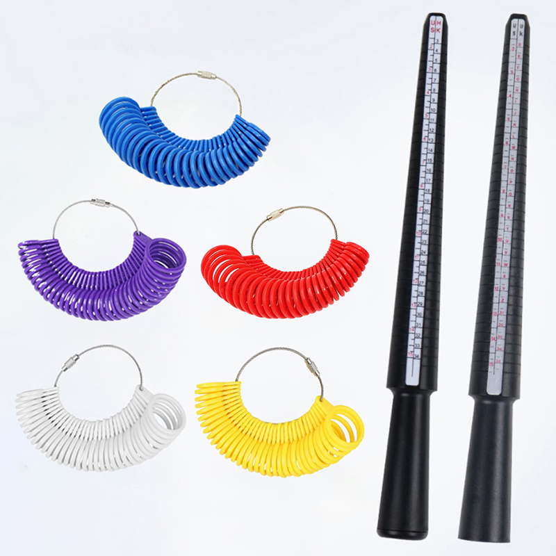 Ring Sizer Measuring Tool Mandrel Set - KATWAY Profesyonel Yüzük Ölçer Ölçüm Aleti
