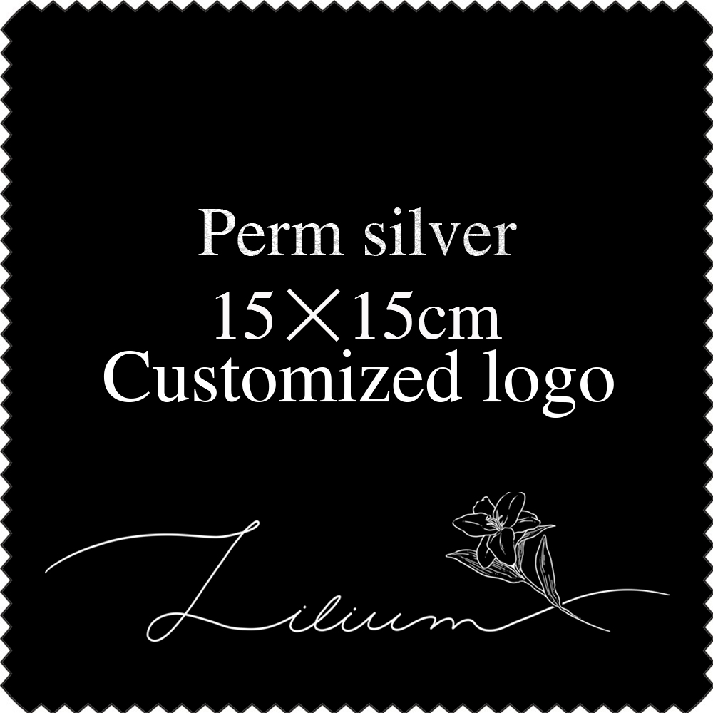Jewelry Polishing Cloth Silver Cleaner - Özel LOGO 100 ADET 15X15 CM