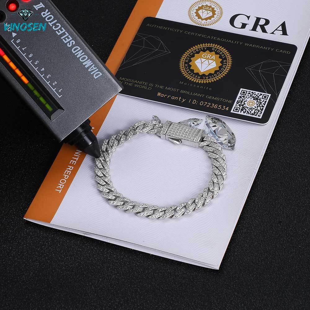 Link Toptan Satış. Özel Tasarı - Moissanite Cuban Link Chain Iced Out incelemesi ve fiyatı
