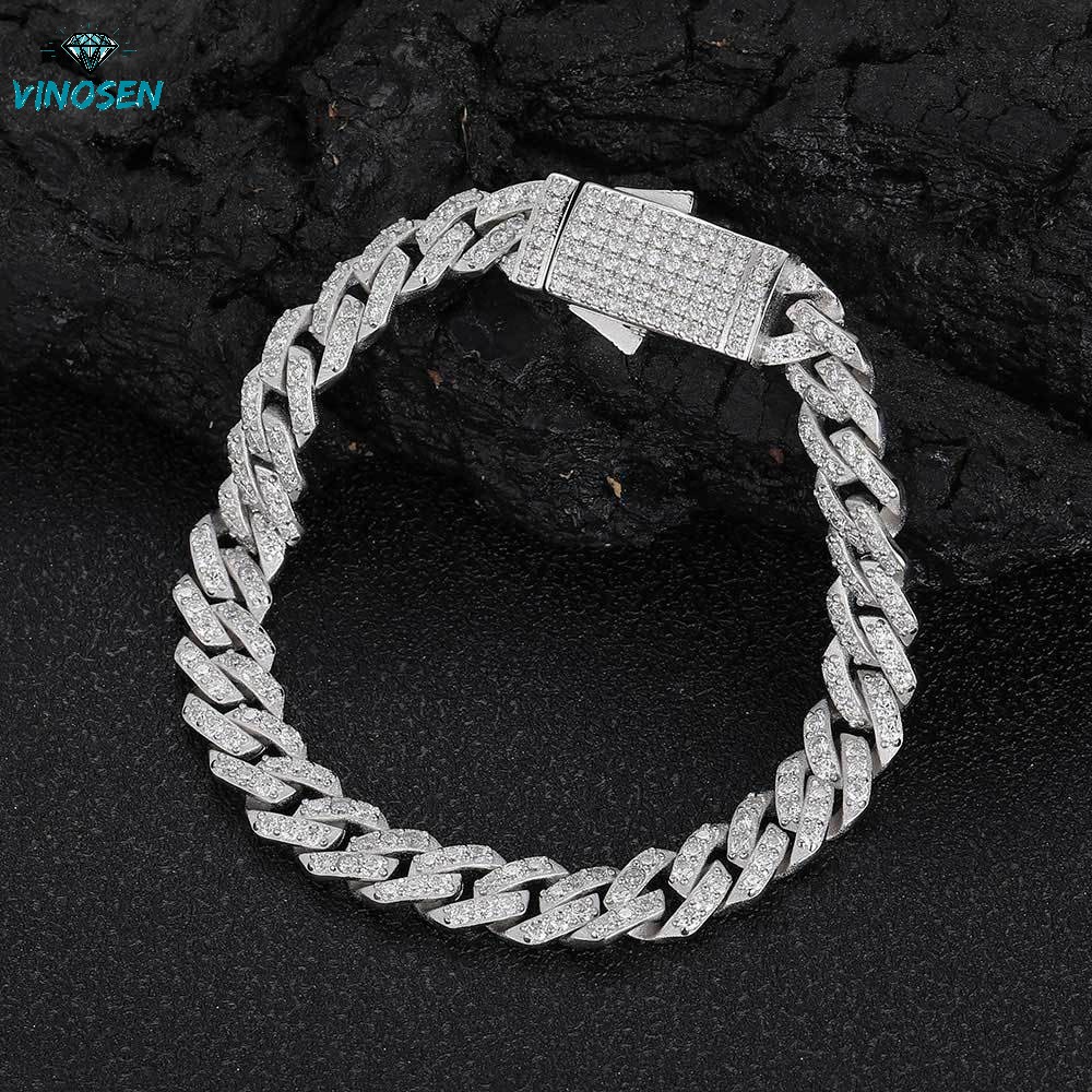 Link Toptan Satış. Özel Tasarı - Moissanite Cuban Link Chain Iced Out incelemesi ve fiyatı
