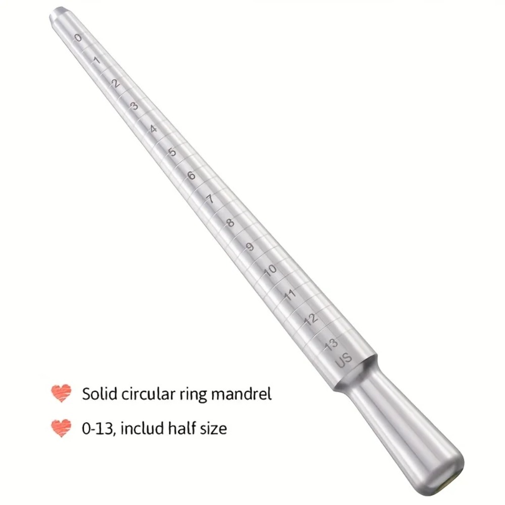 3 Parçalı ABD Ölçüsü Yüzük Ölç - Ring Sizer Measuring Tool Mandrel Set incelemesi ve fiyatı