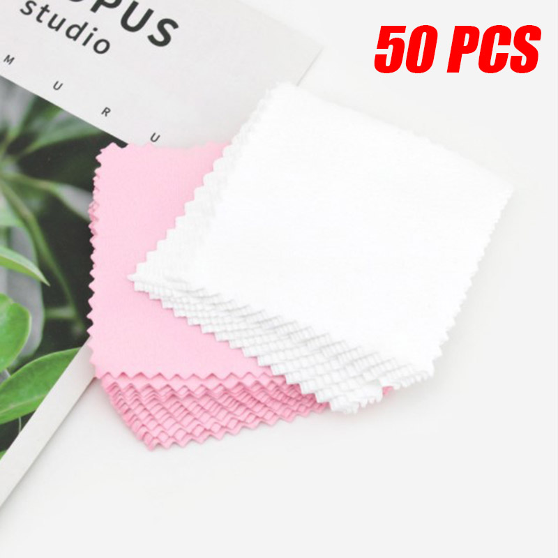 B*50 Adet/Paket 8cm Gümüş Parl - Jewelry Polishing Cloth Silver Cleaner incelemesi ve fiyatı