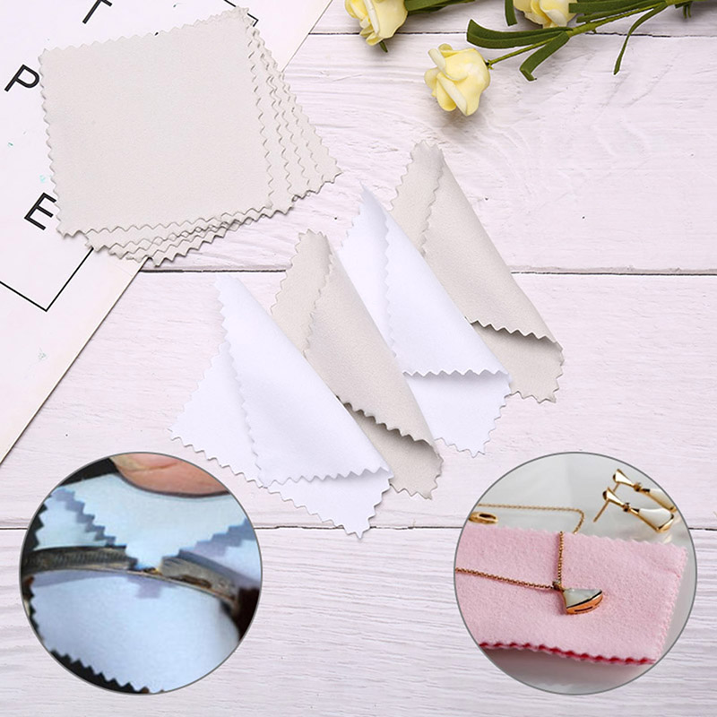 B*50 Adet/Paket 8cm Gümüş Parl - Jewelry Polishing Cloth Silver Cleaner incelemesi ve fiyatı