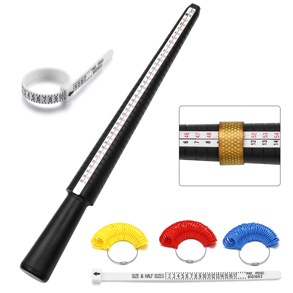 1 adet Profesyonel Takı Araçla - Ring Sizer Measuring Tool Mandrel Set incelemesi ve fiyatı