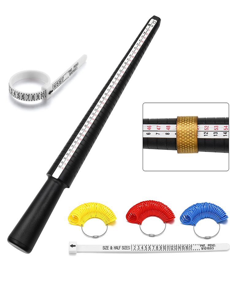 1 adet Profesyonel Takı Araçla - Ring Sizer Measuring Tool Mandrel Set incelemesi ve fiyatı