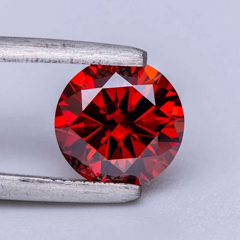 0.5 ~ 5ct Lüks Garnet Mozanit  - Gra Certificate Loose Moissanite Stone incelemesi ve fiyatı