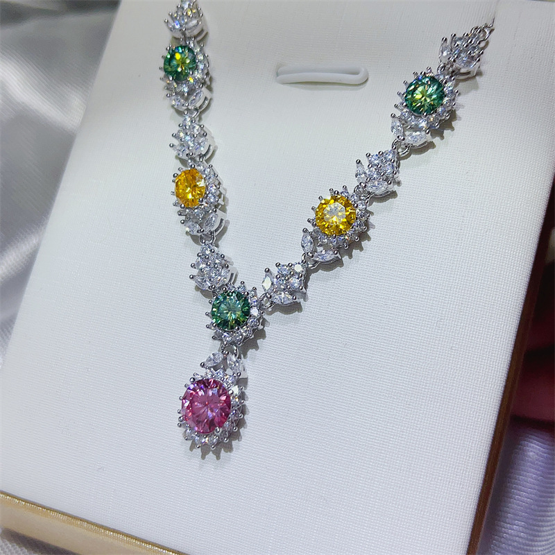 3.5 Carar Renk Mozanit Lab Elm - Moissanite Pendant Necklace Solitaire incelemesi ve fiyatı
