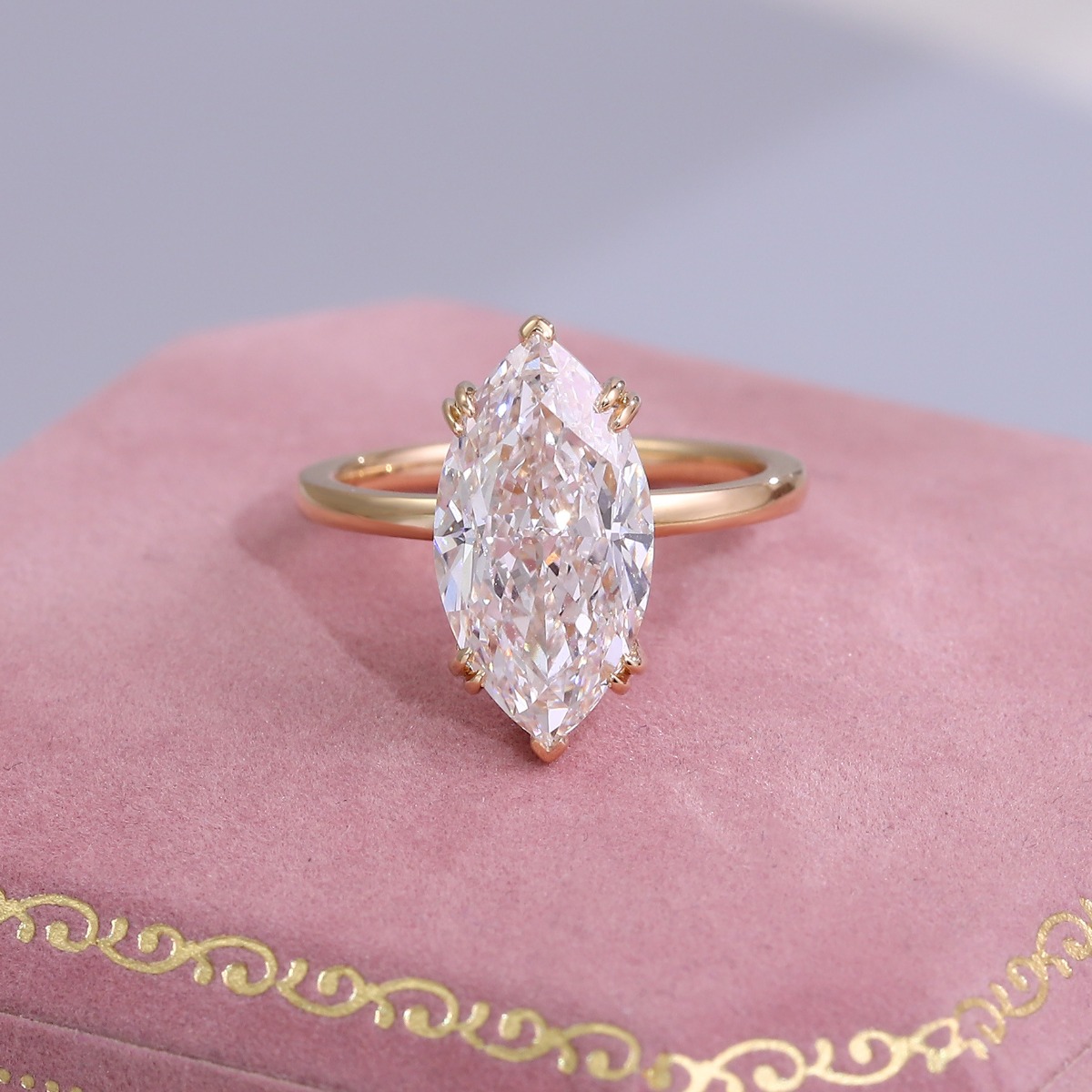 MUSHAN Lüks Özel Tasarım 14K 1 - Lab Grown Diamond Ring 14K Gold incelemesi ve fiyatı