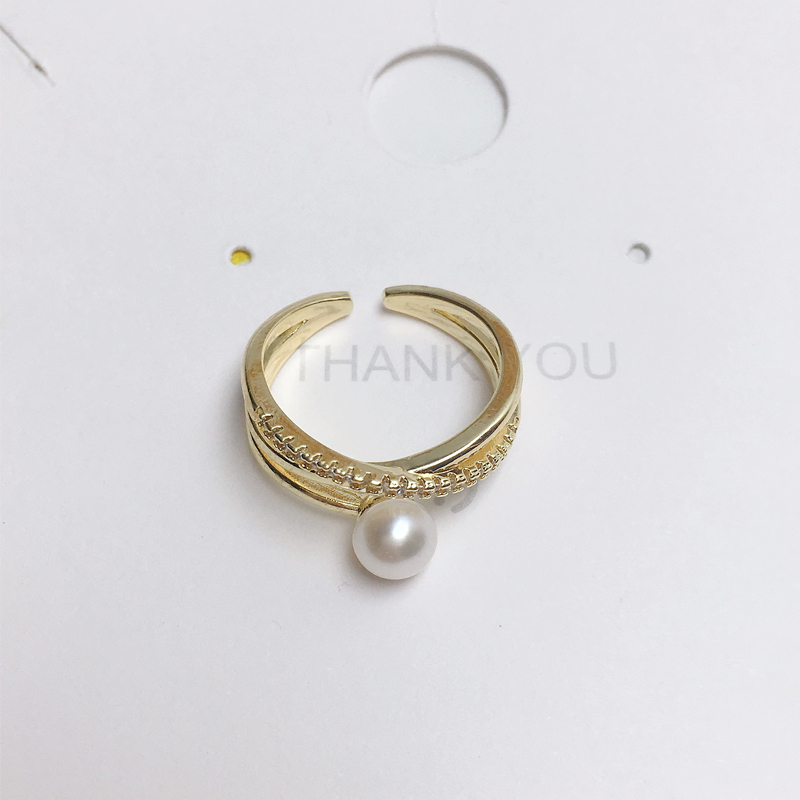 ZHBORUINI 2024 Yeni Inci Yüzük - Lab Grown Diamond Ring 14K Gold incelemesi ve fiyatı