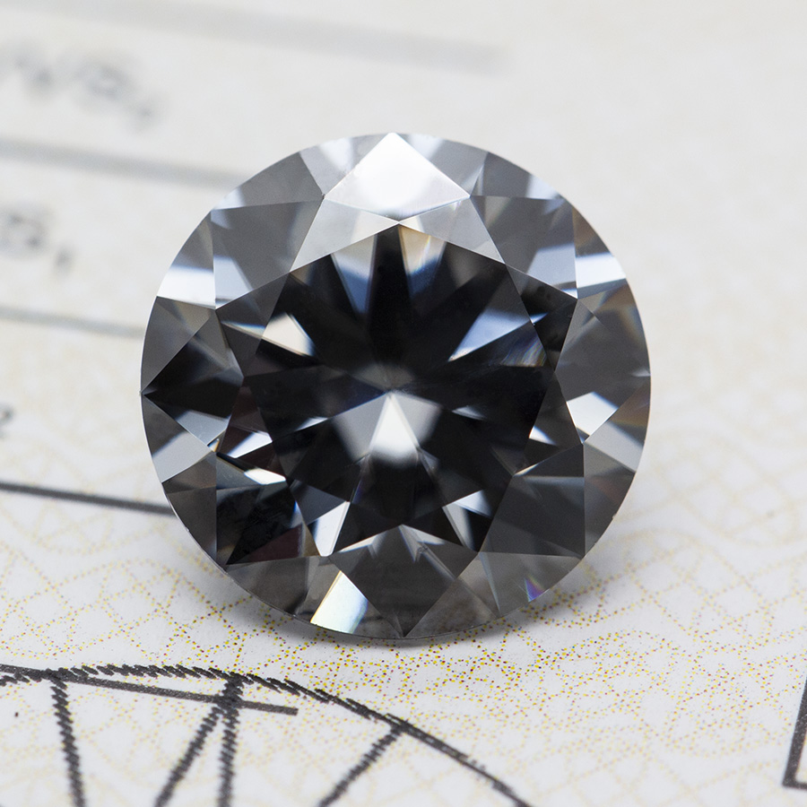 Gri renk Moissanite gevşek taş - Gra Certificate Loose Moissanite Stone incelemesi ve fiyatı