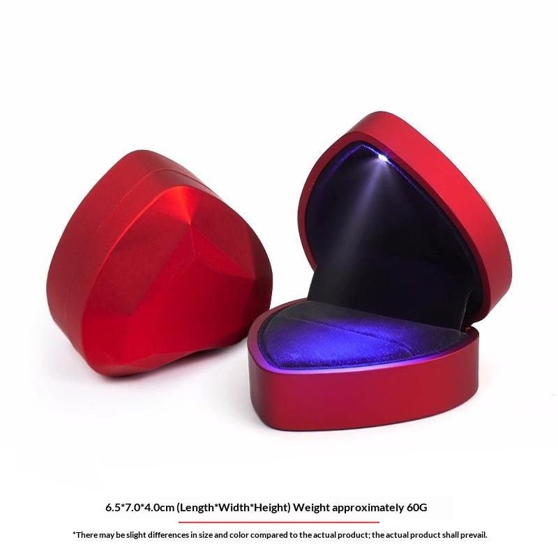 LED Işıklı Lüks Kadife Mücevhe - Velvet Ring Box Led Light Proposal incelemesi ve fiyatı