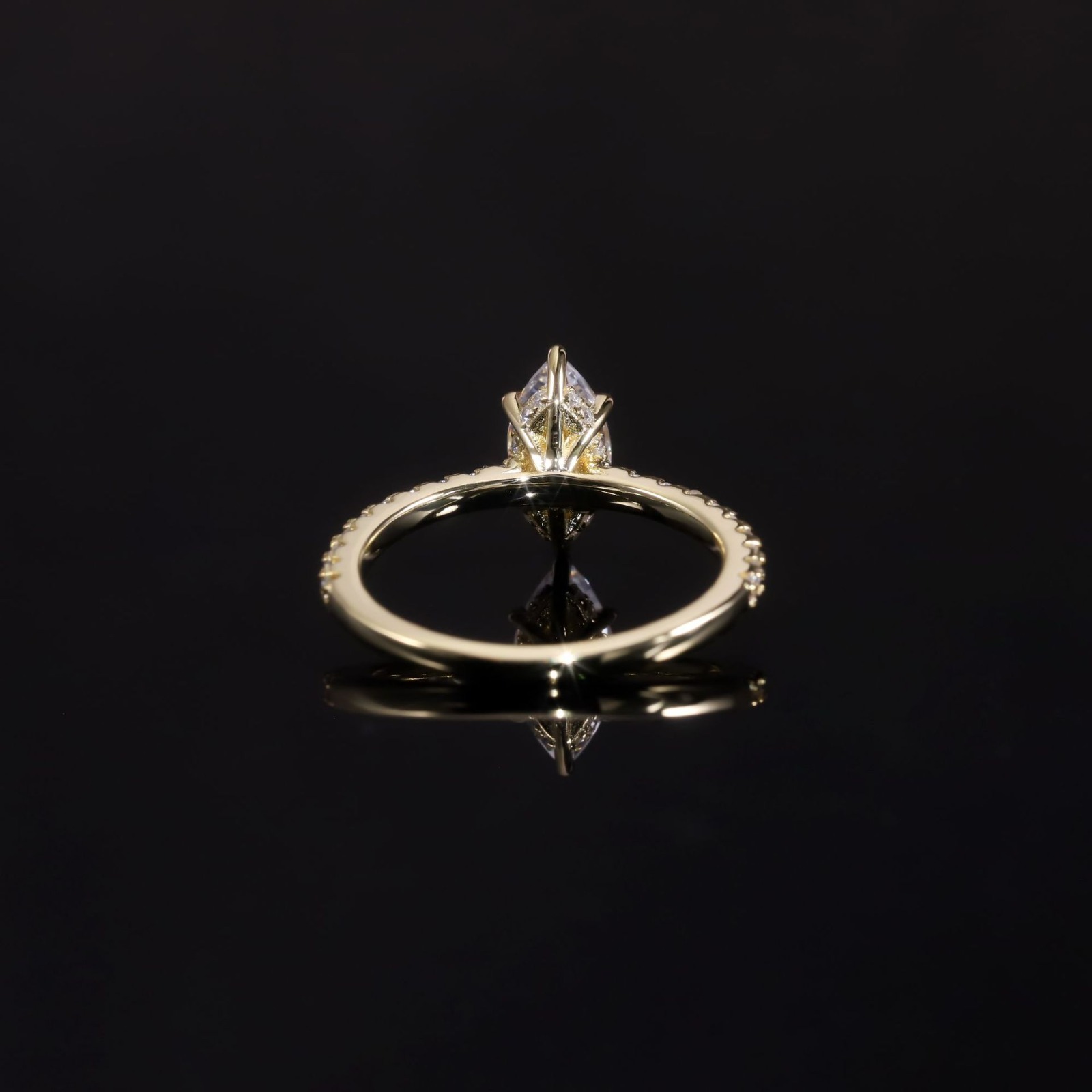MuShan Mücevher 925 Ayar Gümüş - Lab Grown Diamond Ring 14K Gold incelemesi ve fiyatı