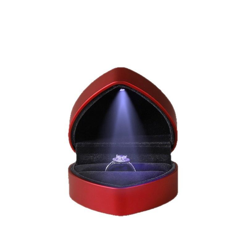 1 Adet LED Işıklı Mücevher Yüz - Velvet Ring Box Led Light Proposal incelemesi ve fiyatı
