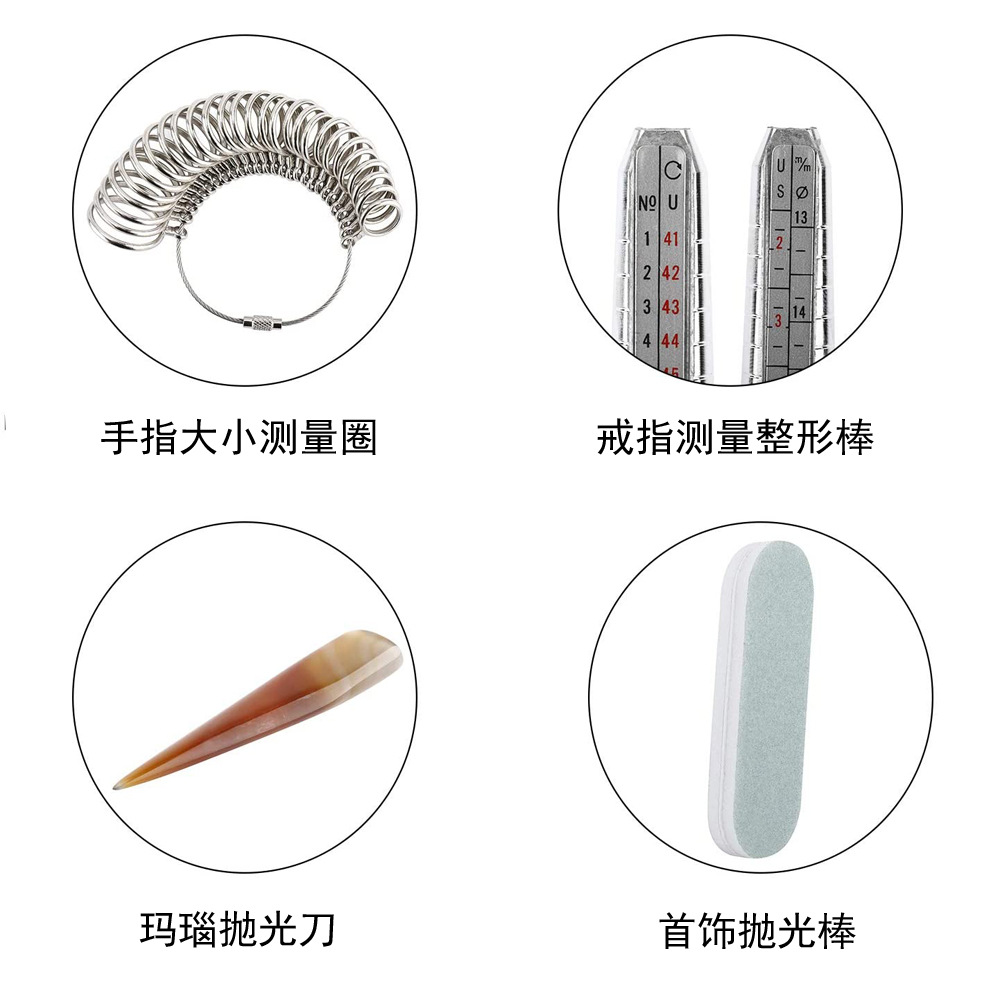 Abd İngiltere yüzük Sizer ölçm - Ring Sizer Measuring Tool Mandrel Set incelemesi ve fiyatı