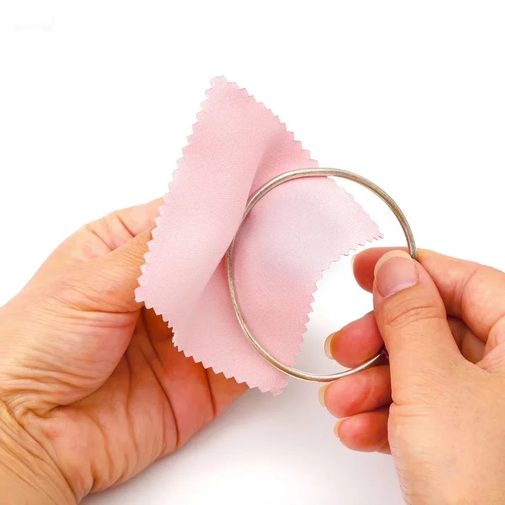 50 Adet 8x8 cm Mücevher Temizl - Jewelry Polishing Cloth Silver Cleaner incelemesi ve fiyatı