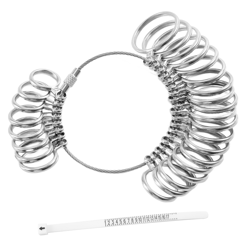 ABKJ-0-13 Halka Ölçer Ölçme Al - Ring Sizer Measuring Tool Mandrel Set incelemesi ve fiyatı