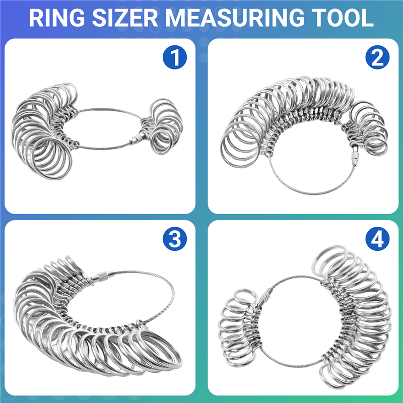 ABKJ-0-13 Halka Ölçer Ölçme Al - Ring Sizer Measuring Tool Mandrel Set incelemesi ve fiyatı