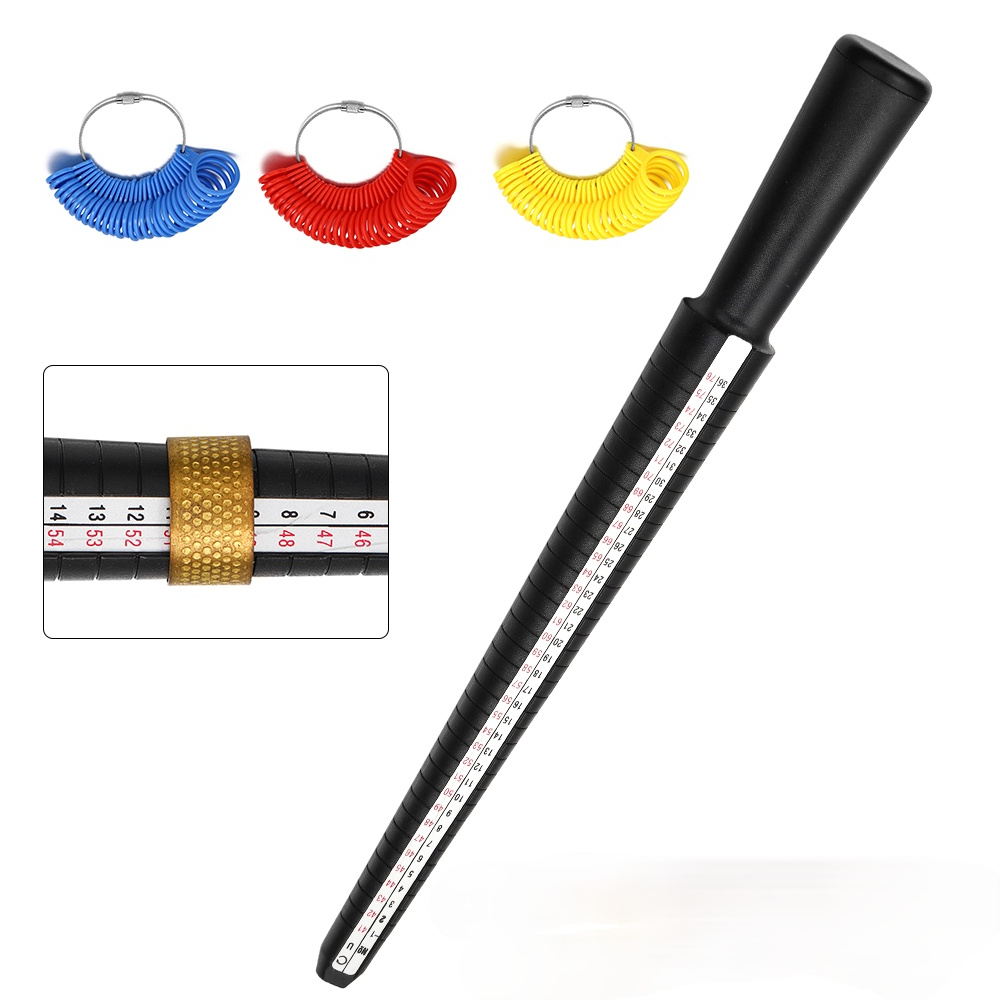 Profesyonel Takı Araçları Halk - Ring Sizer Measuring Tool Mandrel Set incelemesi ve fiyatı