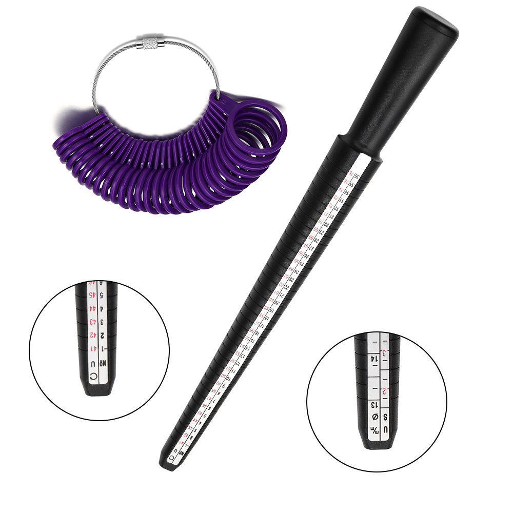 Profesyonel Takı Araçları Halk - Ring Sizer Measuring Tool Mandrel Set incelemesi ve fiyatı