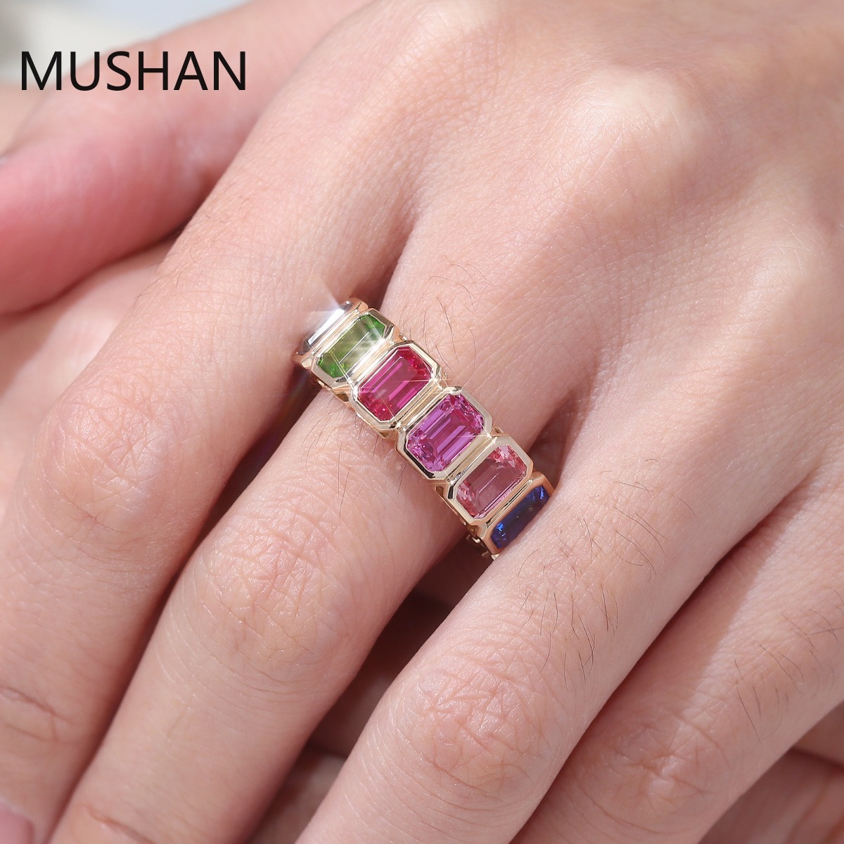 MUSHAN Lüks Özel Tasarım 14K 1 - Lab Grown Diamond Ring 14K Gold incelemesi ve fiyatı