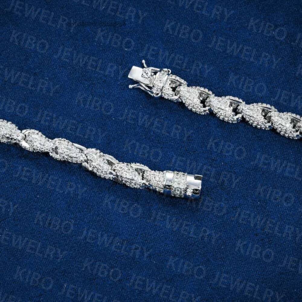 Lüks Özel Tasarım Buzlu Halat  - Moissanite Cuban Link Chain Iced Out incelemesi ve fiyatı