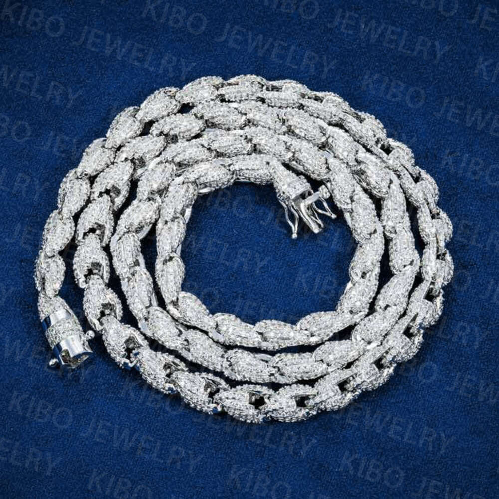Lüks Özel Tasarım Buzlu Halat  - Moissanite Cuban Link Chain Iced Out incelemesi ve fiyatı