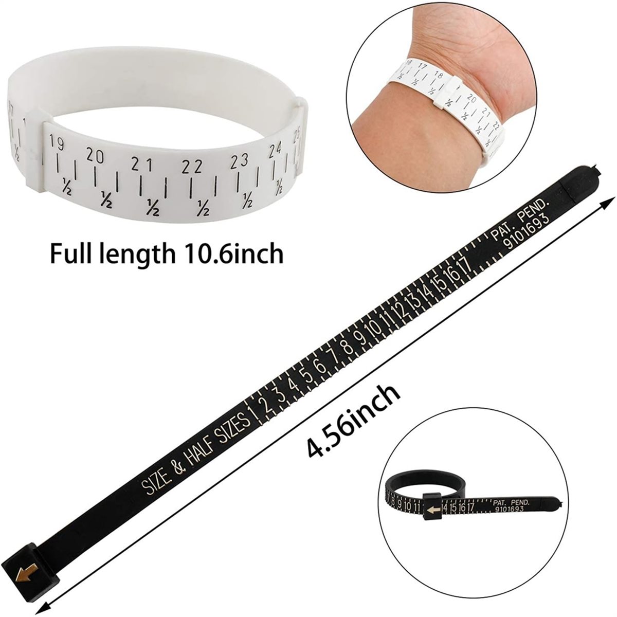 (ABAB) Yüzük Ölçer Ölçüm Aleti - Ring Sizer Measuring Tool Mandrel Set incelemesi ve fiyatı