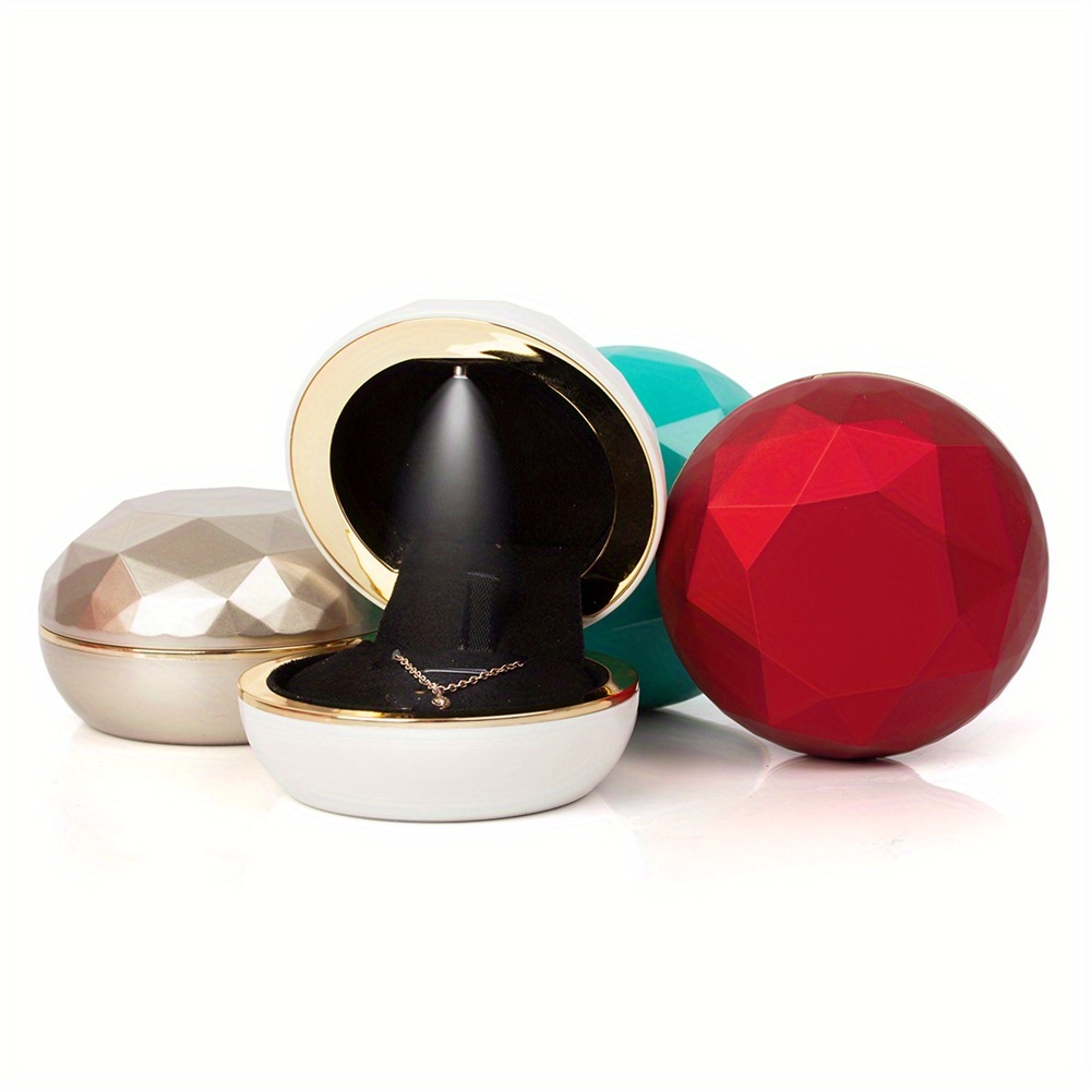 Yaratıcı Tasarımlı Yüzük Kutus - Velvet Ring Box Led Light Proposal incelemesi ve fiyatı