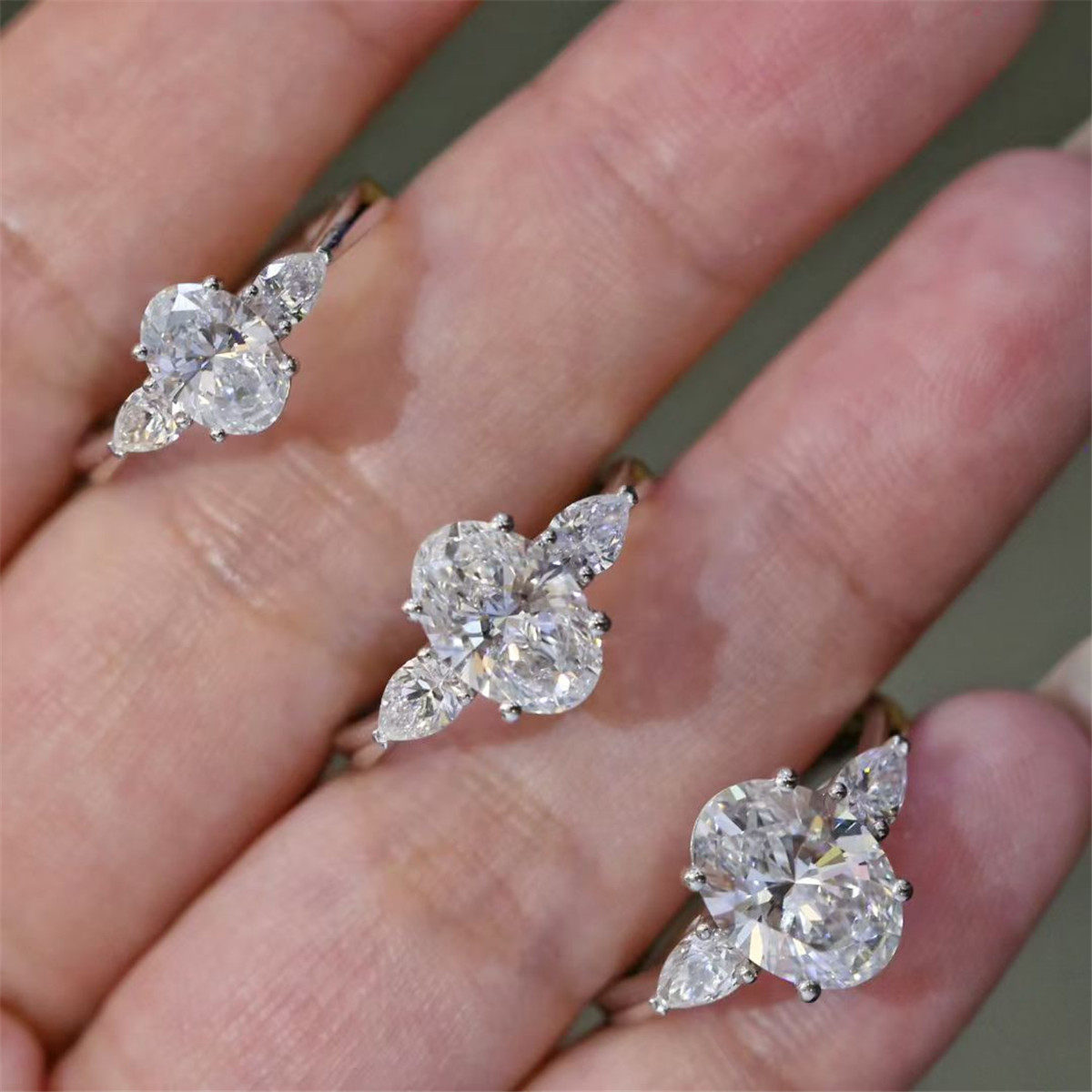 PT950 Platin Pırlanta Yüzük, L - Lab Grown Diamond Ring 14K Gold incelemesi ve fiyatı