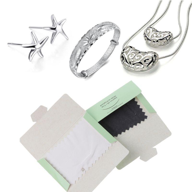 10 Adet Parlatma Bezi Takı Tem - Jewelry Polishing Cloth Silver Cleaner incelemesi ve fiyatı