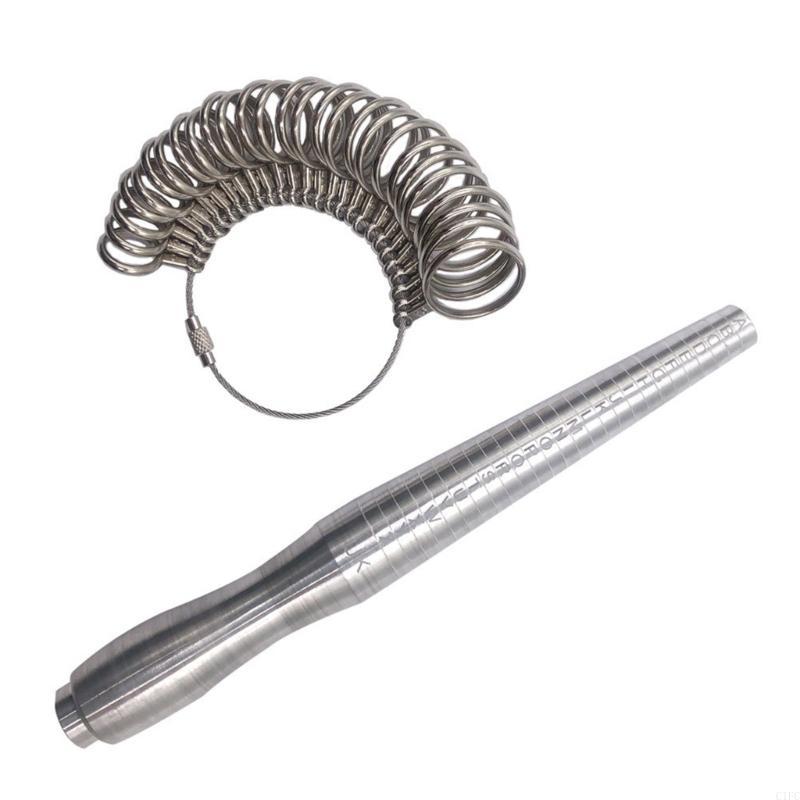 Parmak Ölçü Aleti Ölçüm Halkas - Ring Sizer Measuring Tool Mandrel Set incelemesi ve fiyatı