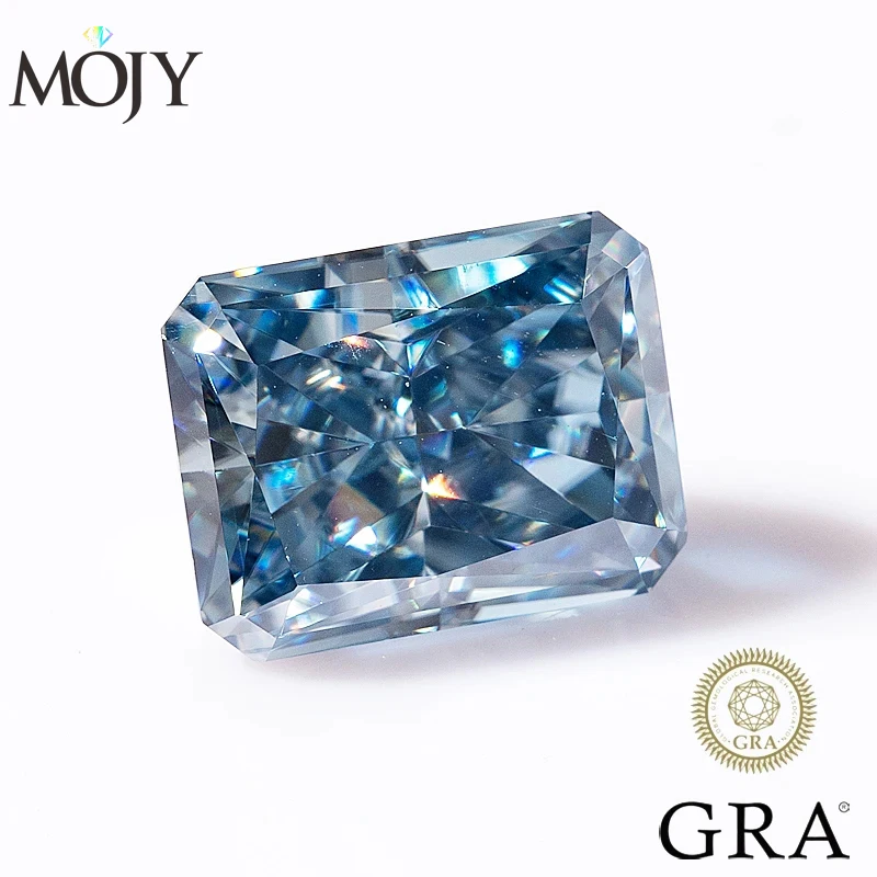 MOJY canlı mavi mozanit gevşek - Gra Certificate Loose Moissanite Stone incelemesi ve fiyatı