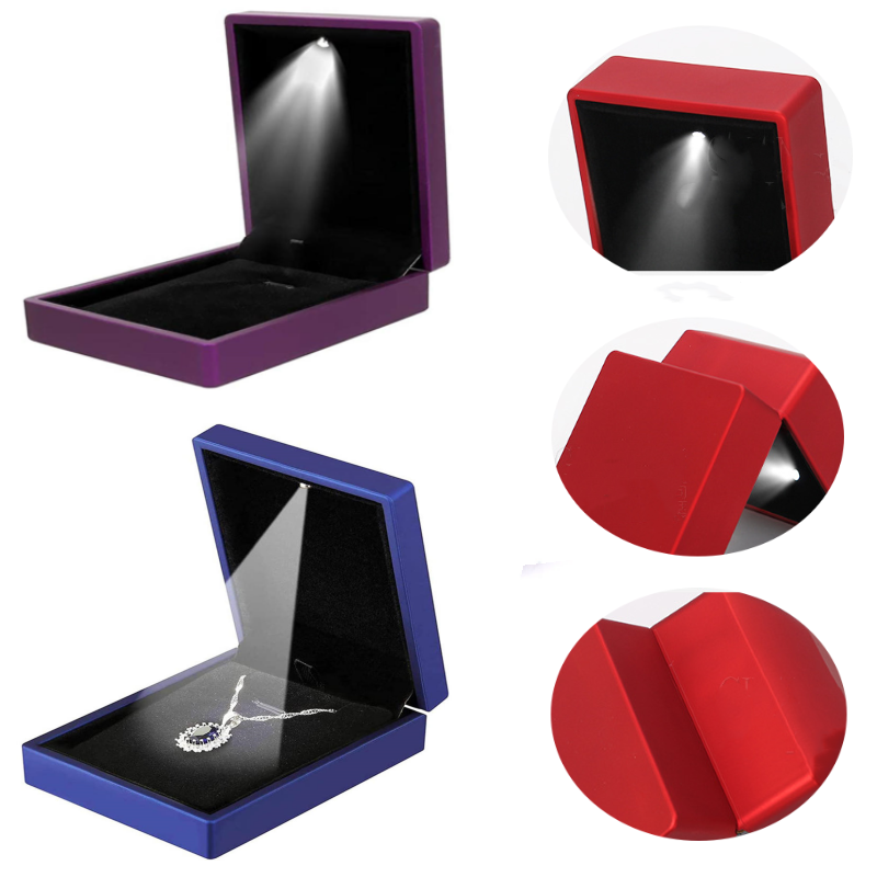 LED Işık Mücevher Kutusu Yüzük - Velvet Ring Box Led Light Proposal incelemesi ve fiyatı