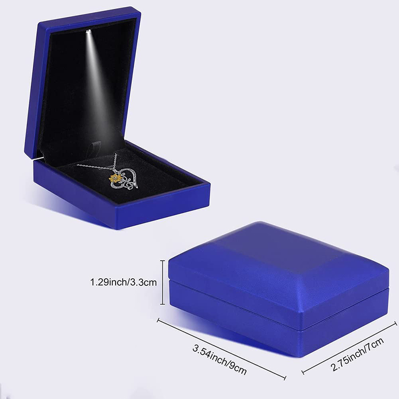 LED Işık Mücevher Kutusu Yüzük - Velvet Ring Box Led Light Proposal incelemesi ve fiyatı