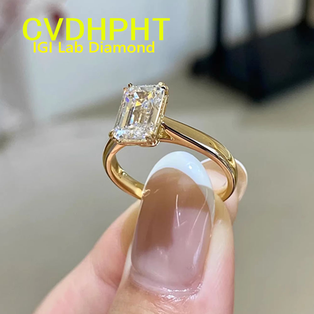 IGI Laboratuvar Yetiştirme Elm - Lab Grown Diamond Ring 14K Gold incelemesi ve fiyatı