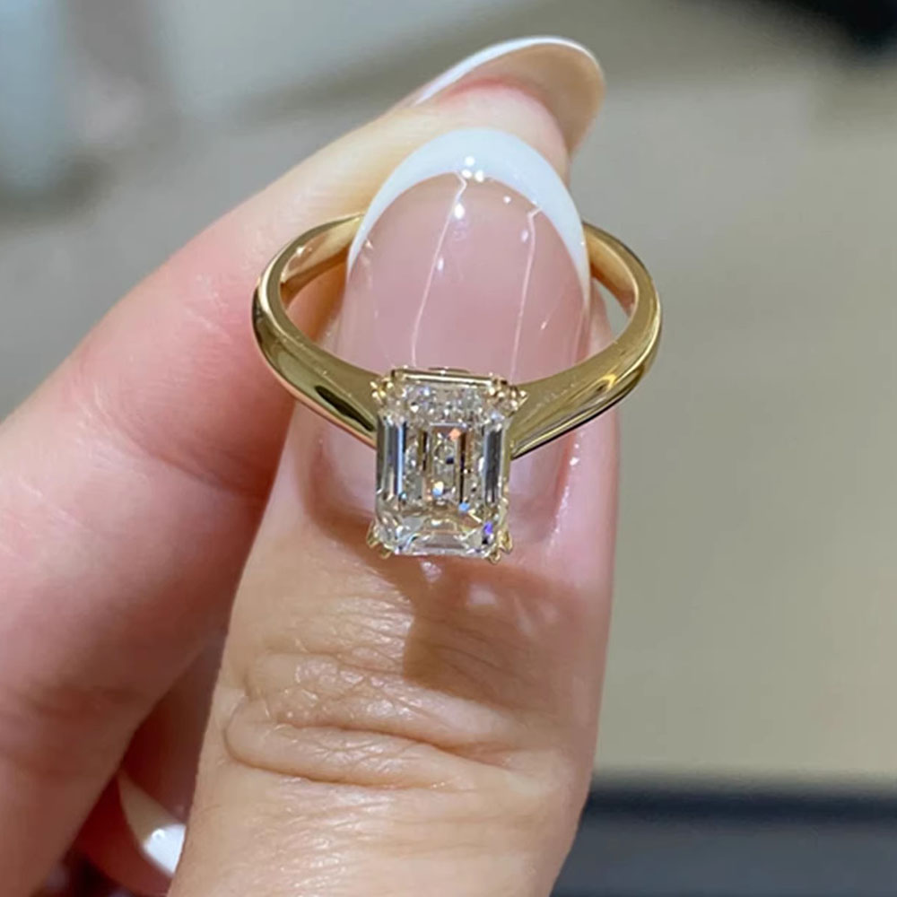 IGI Laboratuvar Yetiştirme Elm - Lab Grown Diamond Ring 14K Gold incelemesi ve fiyatı