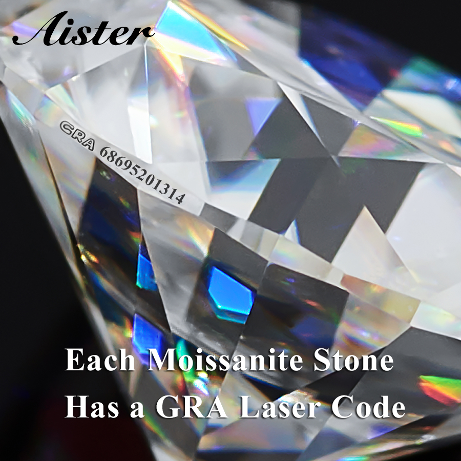 Gerçek D renk mozanit taş gevş - Gra Certificate Loose Moissanite Stone incelemesi ve fiyatı