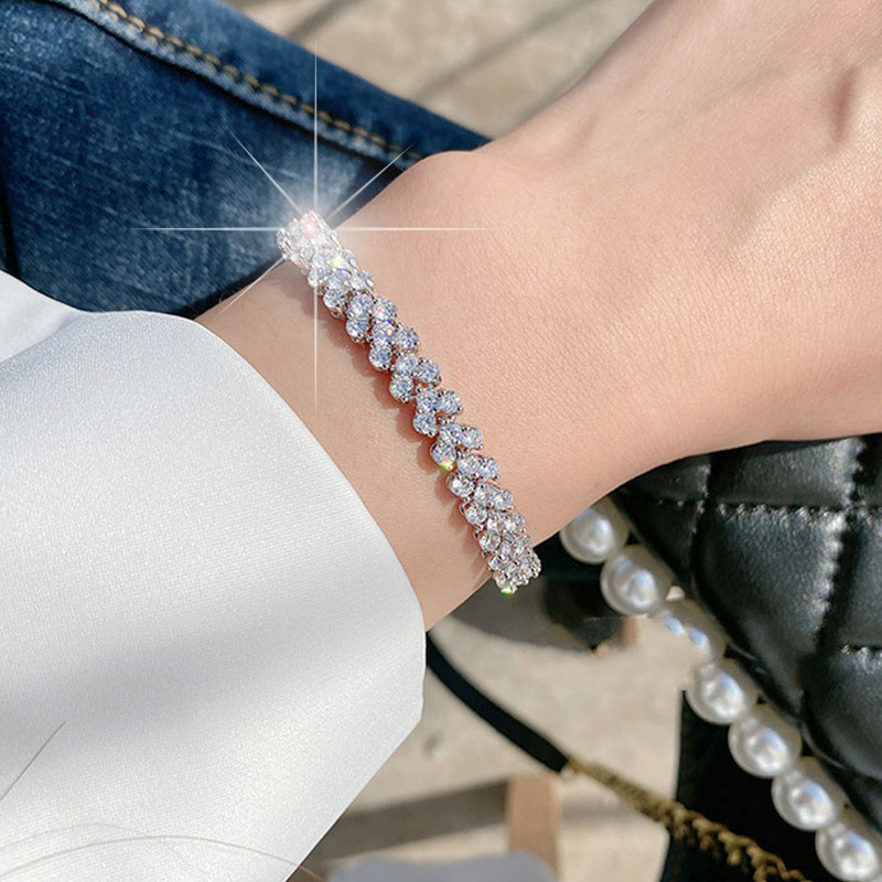Gerçek Mozanit Tenis Bilezikle - Moissanite Tennis Bracelet 925 Sterling incelemesi ve fiyatı
