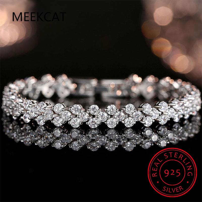 Gerçek Mozanit Tenis Bilezikle - Moissanite Tennis Bracelet 925 Sterling incelemesi ve fiyatı