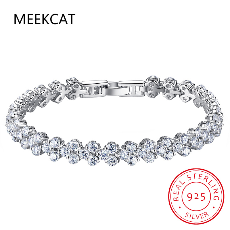 Gerçek Mozanit Tenis Bilezikle - Moissanite Tennis Bracelet 925 Sterling incelemesi ve fiyatı