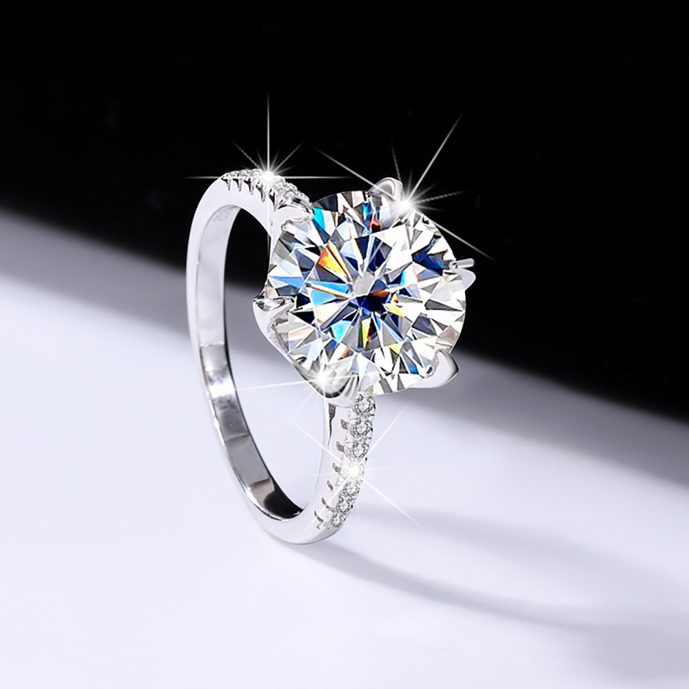 JoyceJelly 5 karat Moissanite  - Moissanite Engagement Ring 2 Carat D Vvs1 incelemesi ve fiyatı