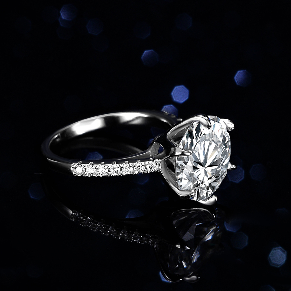 JoyceJelly 5 karat Moissanite  - Moissanite Engagement Ring 2 Carat D Vvs1 incelemesi ve fiyatı