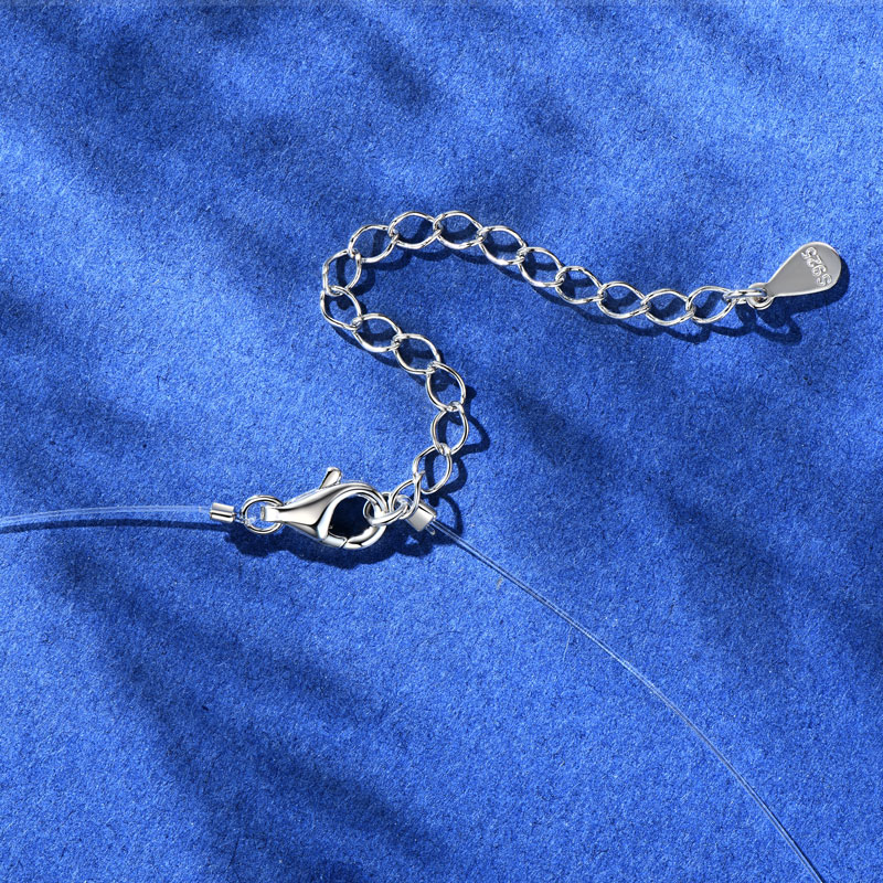 Lnkry 5mm/6.5mm/8mm Tek Taş Mo - Moissanite Pendant Necklace Solitaire incelemesi ve fiyatı