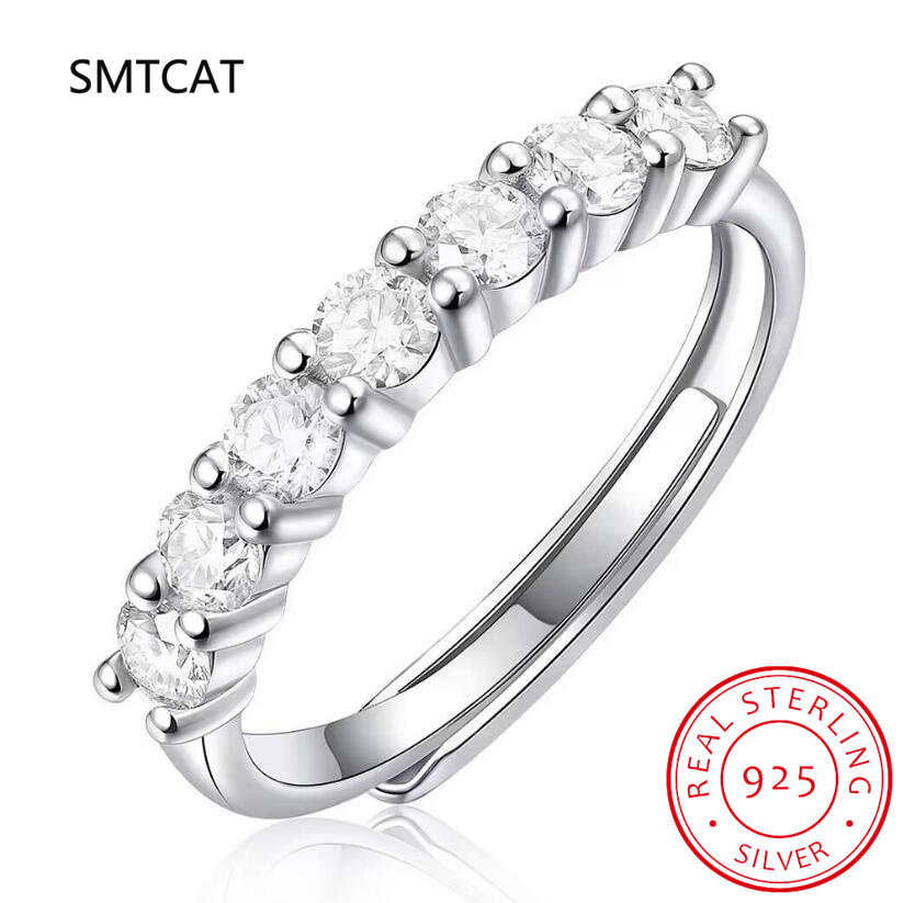 Iris Moissanite Yüzük, Dantel  - Moissanite Eternity Band Ring Stackable incelemesi ve fiyatı