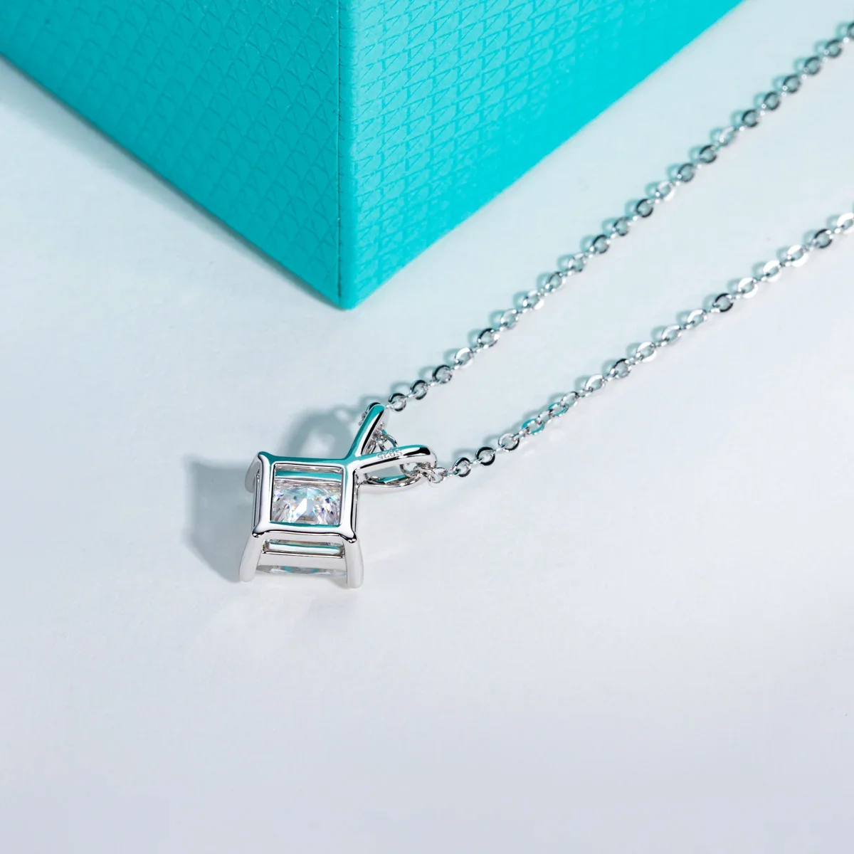 FCGJHW 2 karat/3 karat/4 karat - Moissanite Pendant Necklace Solitaire incelemesi ve fiyatı