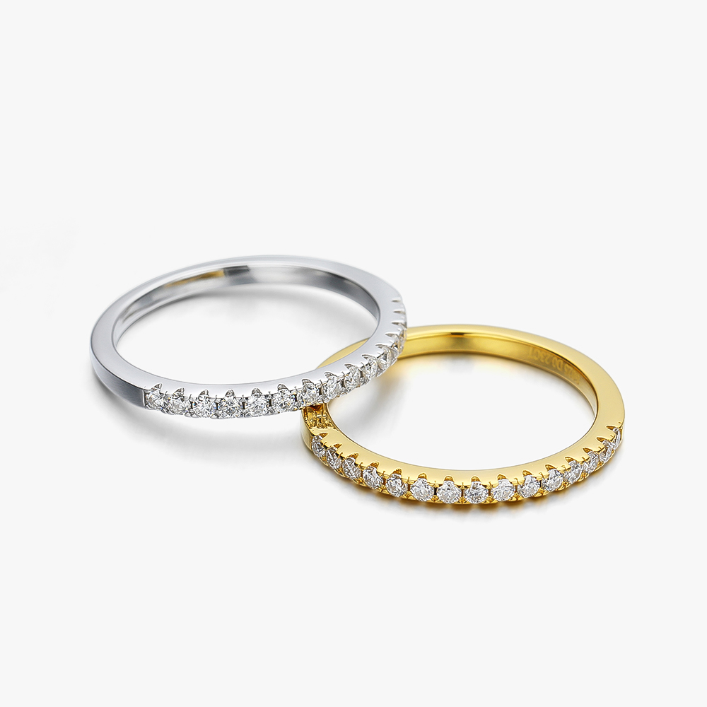 FEOBUR 1.5mm Tam Mozanit Pırla - Moissanite Eternity Band Ring Stackable incelemesi ve fiyatı