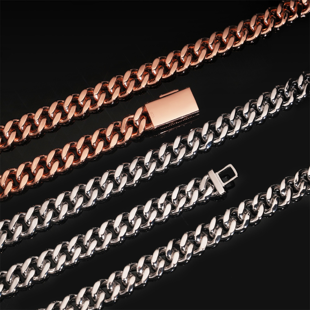 13mm Icedminer Kabarcık Mozani - Moissanite Cuban Link Chain Iced Out incelemesi ve fiyatı