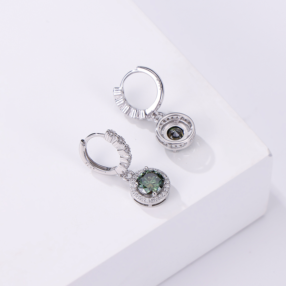 JoyceJelly 1ct Moissanite kula - Moissanite Stud Earrings Round Cut 1Ct incelemesi ve fiyatı